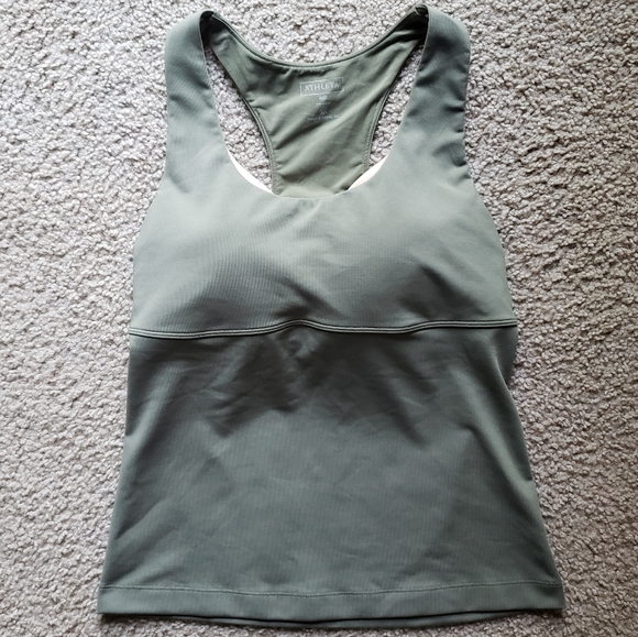 Athleta Racerback Built-In Bra Tank Top - Picture 2 of 7